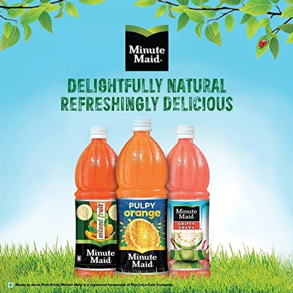 MINUTE MAID Minute Maid Pulpy Orange Juice : 1 Litre - 1 LITRE