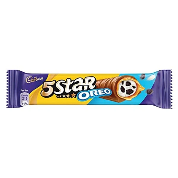 Cadbury 5 Star Oreo Chocolate : 42 gms - 42 Gms