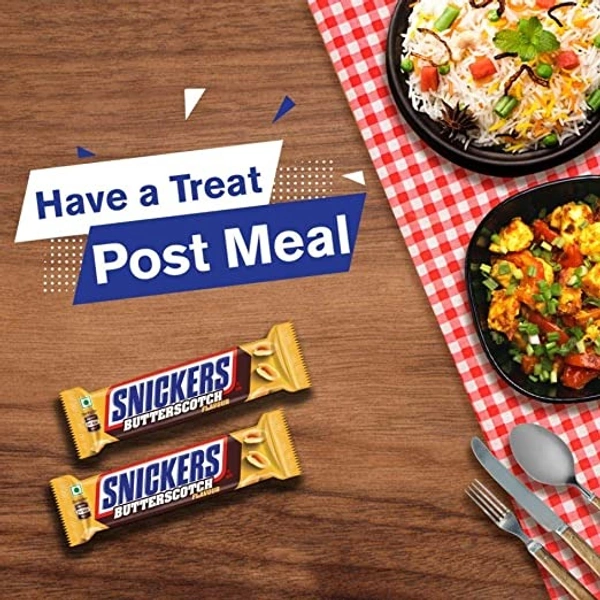 Snickers Butterscotch Chocolate Bar : 40 gms - 40 Gms