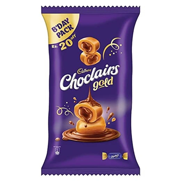 Cadbury Choclairs Gold Pouch : 605 gms - 605 Gms