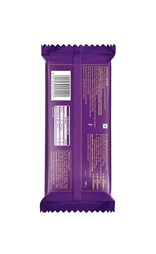 Cadbury Dairy Milk Silk Roast Almond Chocolate : 137 gms - 137 Gms