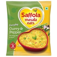 Saffola Masala Curry & Pepper Oats : 38 gms - 38 gms