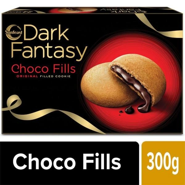 SUNFEAST Sunfeast Dark Fantasy Choco Fills Cookies : 300 gms - 300 gms