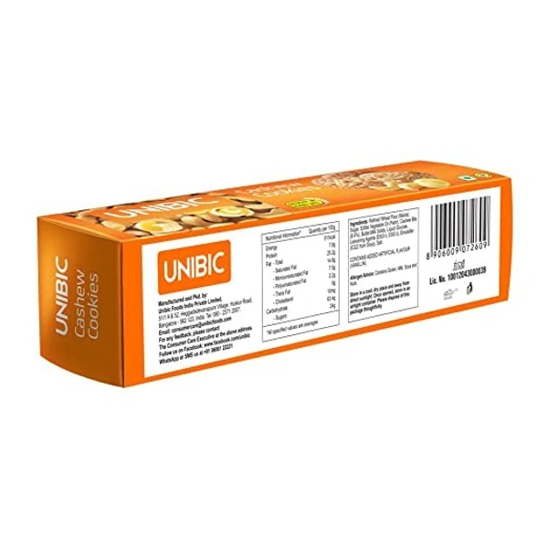 Unibic Cashew Cookies : 150 gms - 150 GMS