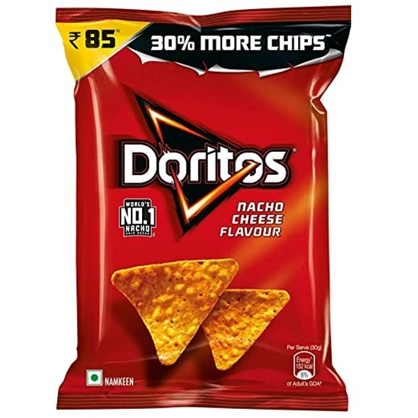 Doritos Nacho Cheese Flavour : 168 gms - 168 Gms