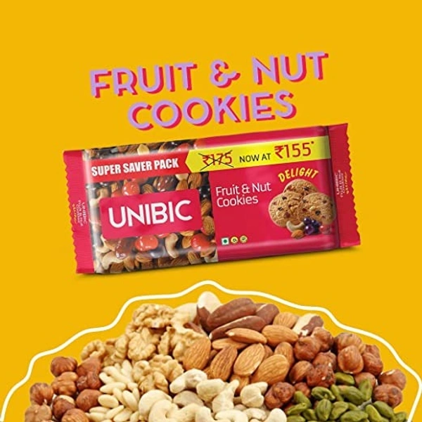 Unibic Fruit & Nut Cookies : 500 gms - 500 GMS