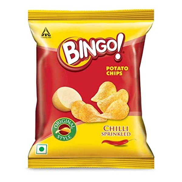 Bingo Chilli Sprinkled Potato Chips : 100 gms - 100 Gms