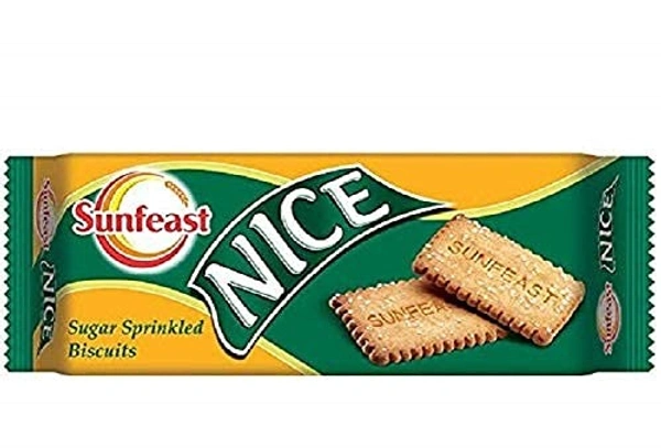 Sunfeast Nice Sugar Sprinkled Biscuits : 150 gms - 150 GMS