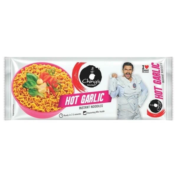 Ching's Hot Garlic Instant Noodles : 240 gms - 240 gms