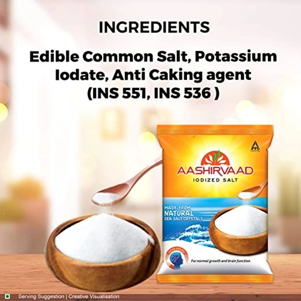 Aashirvaad Salt/ఉప్పు : 1 kg - 1 KG