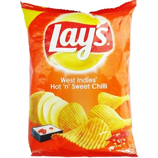 Lay's Hot 'N' Sweet Chilli Potato Chips : 78 gms - 78 Gms