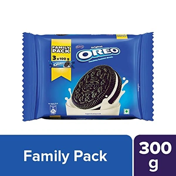 CADBURY Cadbury Oreo Original Chocolatey Sandwich Biscuits : 300 gms - 300 gms