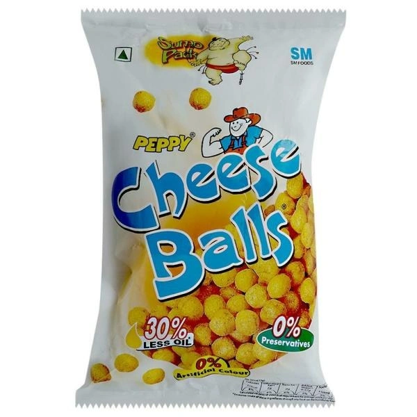 Peppy Cheese Balls : 70 gms - 70 GMS
