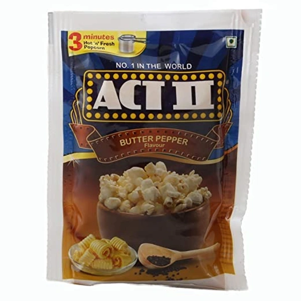 Act II Butter Pepper Popcorn : 70 gms - 70 gms