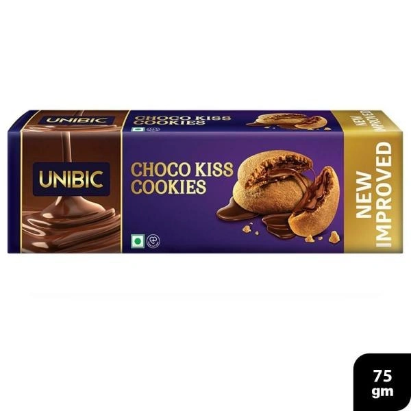 Unibic Choco Kiss Cookies : 75 gms - 75 GMS