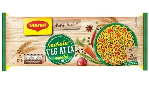 Maggi Masala Veg Atta Noodles : 435 gms - 435 gms
