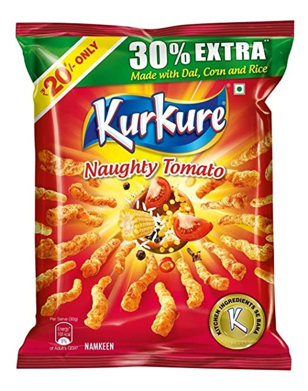 Kurkure Naughty Tomatoes : 82 gms - 82 GMS