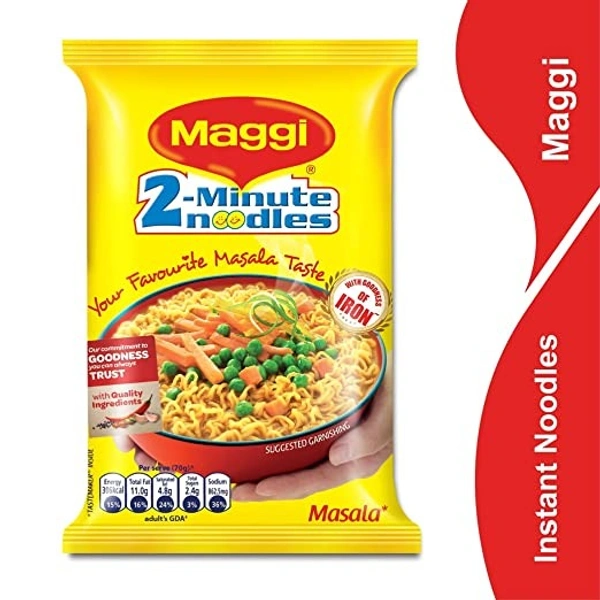 Maggi 2-Minute Masala Noodles : 70 gms - 70 gms