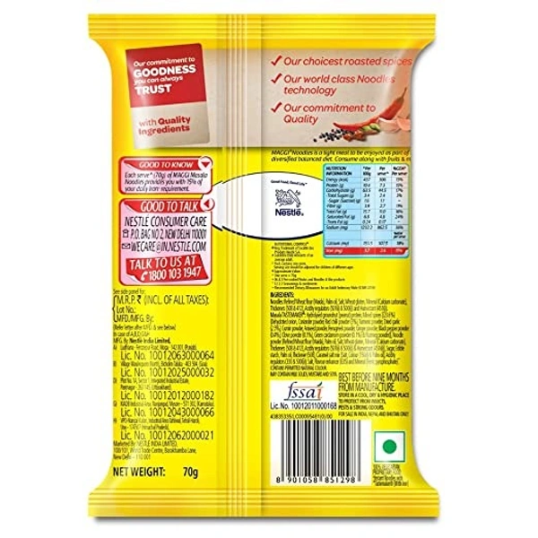Maggi 2-Minute Masala Noodles : 70 gms - 70 gms