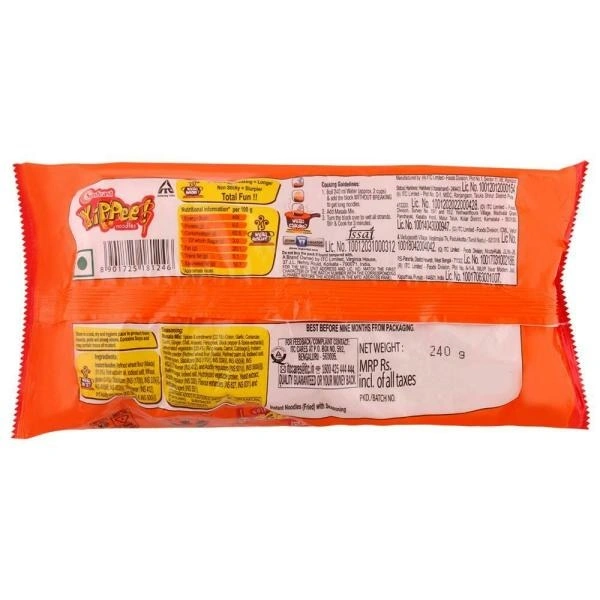 Sunfeast Yippee Magic Masala Noodles : 240 gms - 240 gms