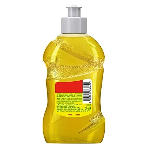 Vim Dishwash Liquid - Gel Lemon, 750 ml Bottle - 250 ml, Gel Lemon