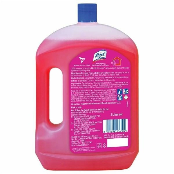Lizol Floral Disinfectant Floor Cleaner 975 ml - 975 ml