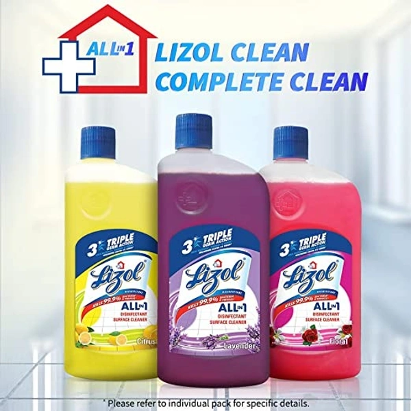Lizol Lavender Floor Cleaner 1 L - 1 Litre