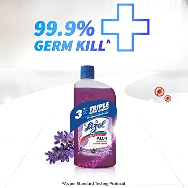 Lizol Lavender Disinfectant Floor Cleaner 975 ml - 975 ml