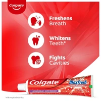 Colgate Max Fresh Spicy Fresh Red Gel Toothpaste 300 g - 300 g (Pack of 2)