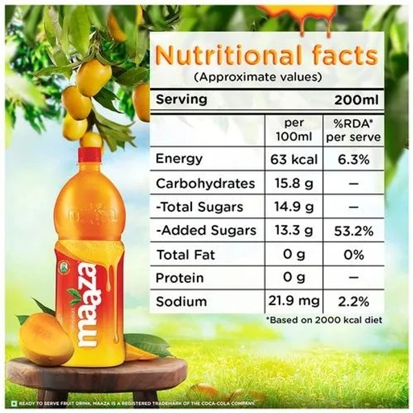Maaza Mango Drink : 600 ML - 600 ML
