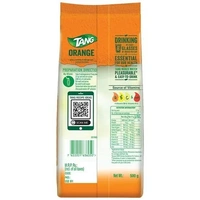 Tang Instant Drink Mix - Orange, 500 g Pouch - 500 gms, Orange
