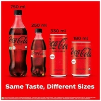 Coca Cola Zero Sugar Coke - No Calories, Refreshing, Soft Drink, 300 ml Can - 300 ml