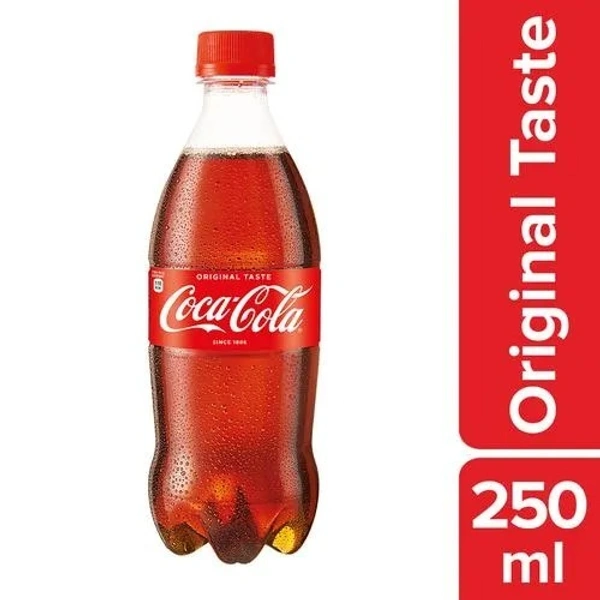 Coca Cola Soft Drink - Original Taste, 250 ml Bottle - 250 ml
