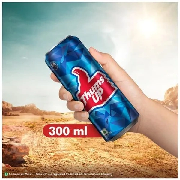 Thums Up Soft Drink, 300 ml Can - 300 ml