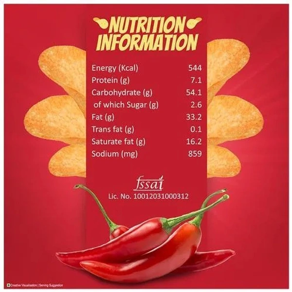 Bingo Original Style Chilli Sprinkled chips 21 gms - 21 gms
