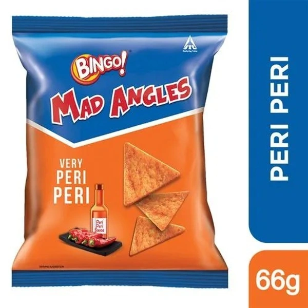 Bingo Mad Angles - Very Peri Peri  66 gms - 66 gms