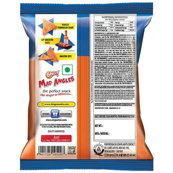 Bingo Mad Angles - Very Peri Peri  66 gms - 66 gms