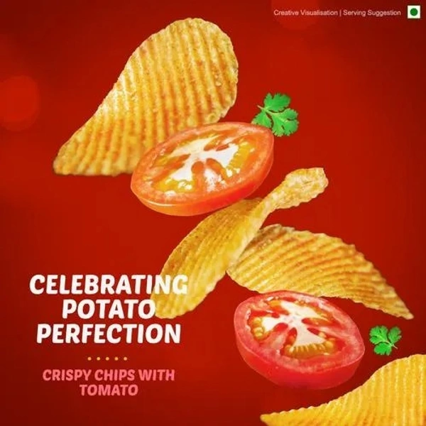 Bingo Potato Chips - Tomato 50 g Pouch - 6, 50 GMS