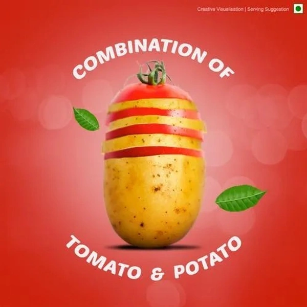 Bingo Potato Chips - Tomato 50 g Pouch - 6, 50 GMS