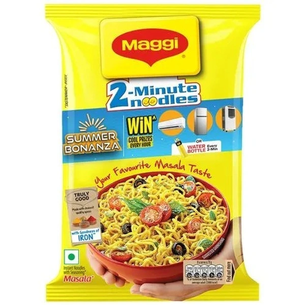 Maggi MAGGI Masala Instant Noodles Vegetarian, 70 g Pouch - 70 gms