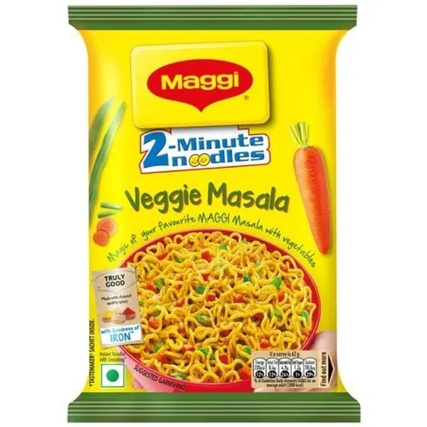 MAGGI 2 Minute Instant - Veggie Masala 62 gms Pouch - 62 gms
