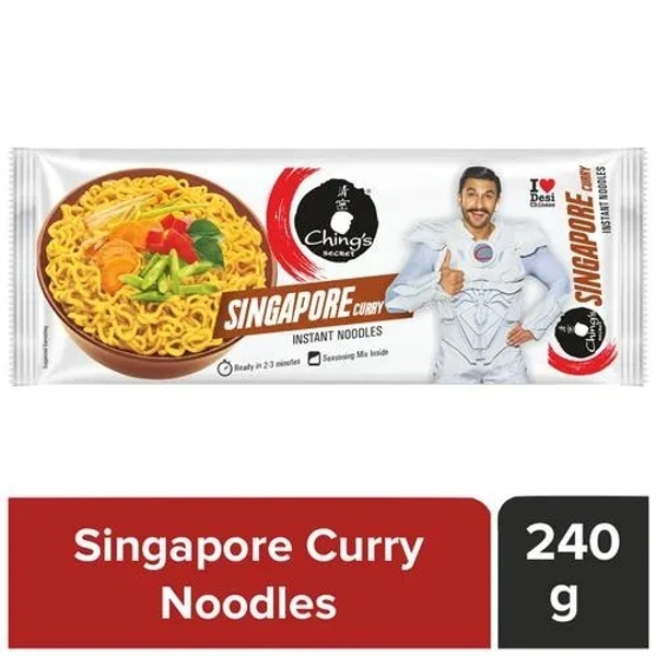Chings Singapore Curry Instant Noodles, 240 g - 240 gms