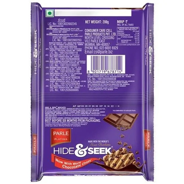 Parle Hide & Seek - Chocolate, 200 gms - 200 gms