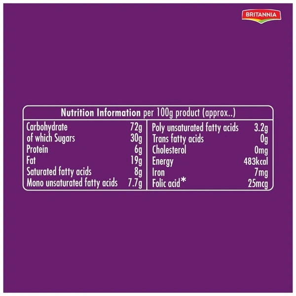 Britannia Tiger Krunch - Chocochip Biscuits 64 g - 64 gms