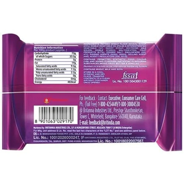 Britannia Treat Jim Jam Cream Biscuits, 150 g - 150 gms