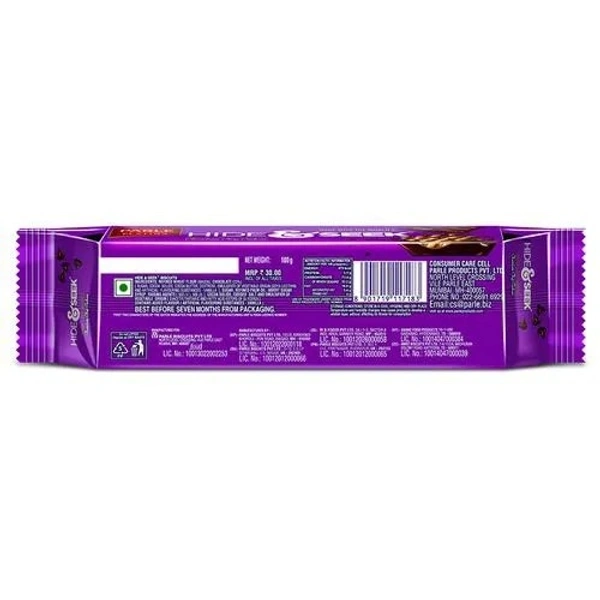 Parle Hide & Seek Chocolate Chip Cookies : 100 gms - 100 GMS