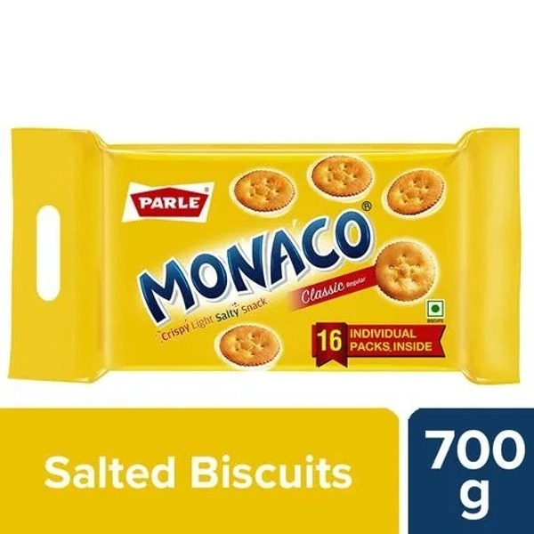 PARLE Parle Monaco Classic Regular Biscuit : 700 gms - 700 GMS