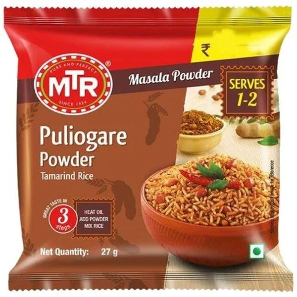 MTR Masala - Puliogare Powder, 27 g Pouch - 27 GMS