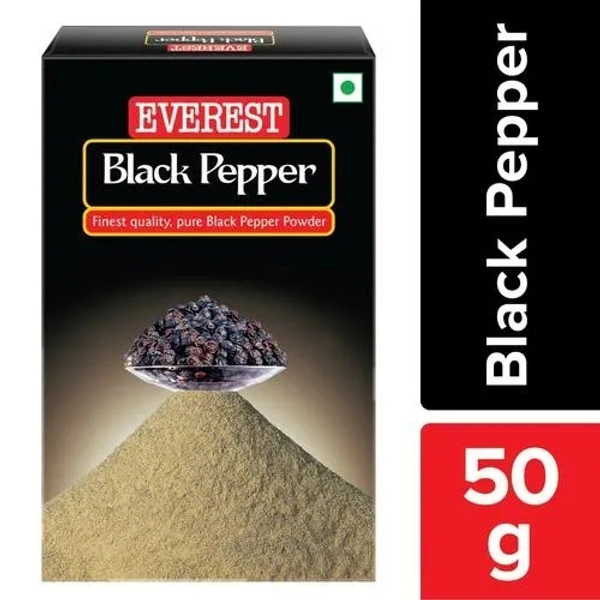 Everest Black Pepper Powder : 50 gms - 50 gms