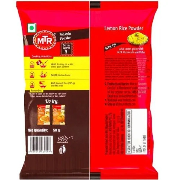 MTR Masala - Lemon Rice Powder, 50 g - 50 gms